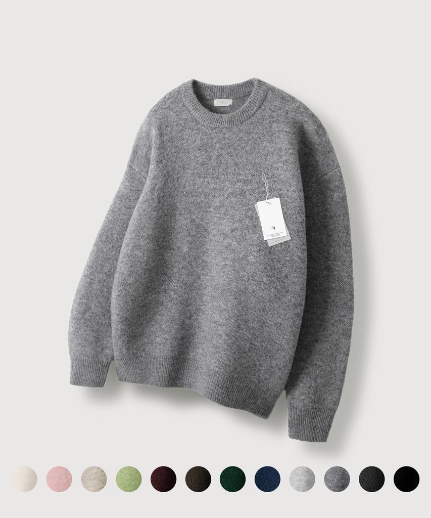 MOOD INSIDE Mohair Wool Knit_12 Colors