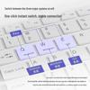 Беспроводной Bluetooth-набор клавиатуры и мыши (бесшумный) для iPad, телефона, планшета - Портативный офисный аксессуар