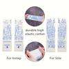 1 Set Massage Mid-calf Socks with Massage Stick Serenity Steps Legible Foot Acupuncture Point Printed Elastic Massage To Promote Circulation Beginner