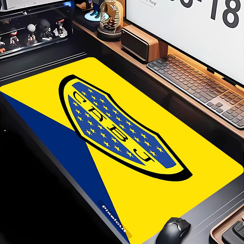 Club Atlético Boca Juniors Theme Premium Non-slip Mouse Pad with Stitched Edges,Durable Rubber Material,for Desktop & Gaming Great Gifts