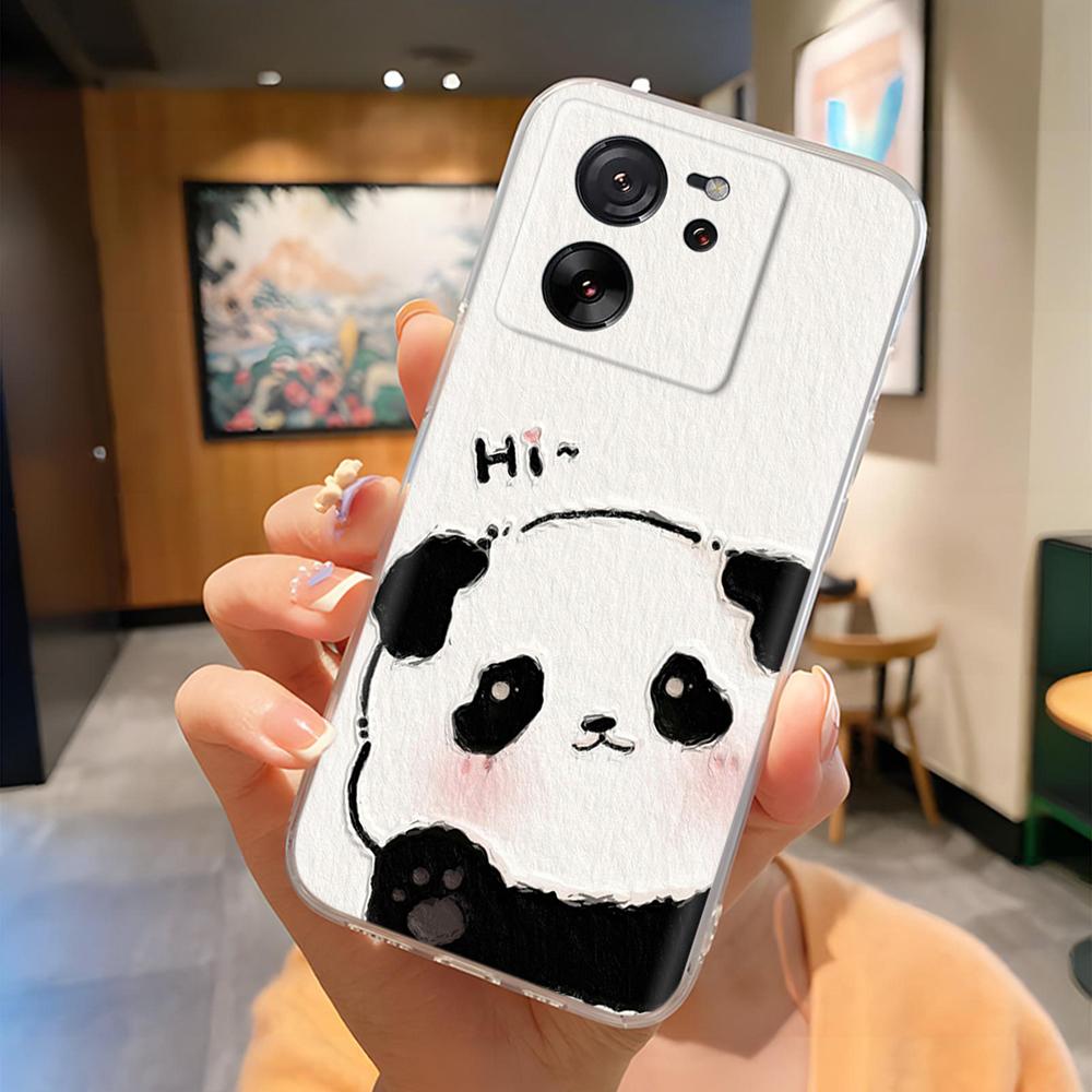 Чехол для Xiaomi 13T Задняя крышка Mi13T Мягкий силикон Funda Для Xiaomi 13T Pro Мягкие модные милые мультяшные чехлы Для Xiaomi Mi 13T Pro