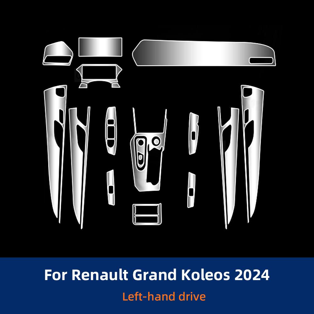 Защитная пленка для Renault Grand Koleos 2024, интерьер автомобиля, центральная консоль, приборная панель, наклейка против царапин, аксессуары