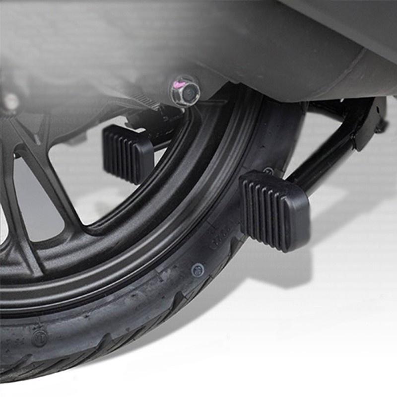 1/2 шт. Подножка для мотоцикла, мягкая резиновая накладка, подножка для скутера, базовая пластина, нескользящая основа, основание мотоцикла, кронштейн, удлинитель подножки