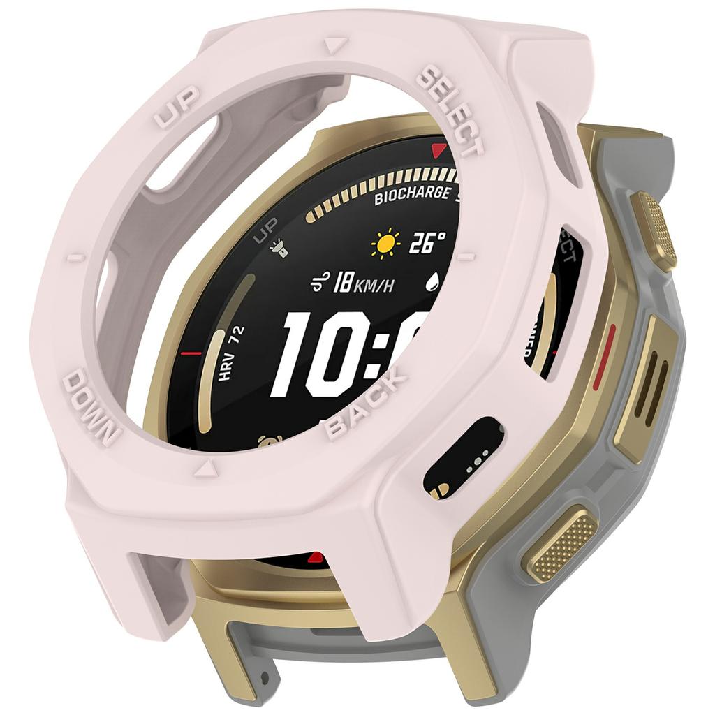 For Huami Amazfit T-Rex 3 Pro 44mm Watch Case Semi-Enclosed Armor TPU Shockproof Protective Cover