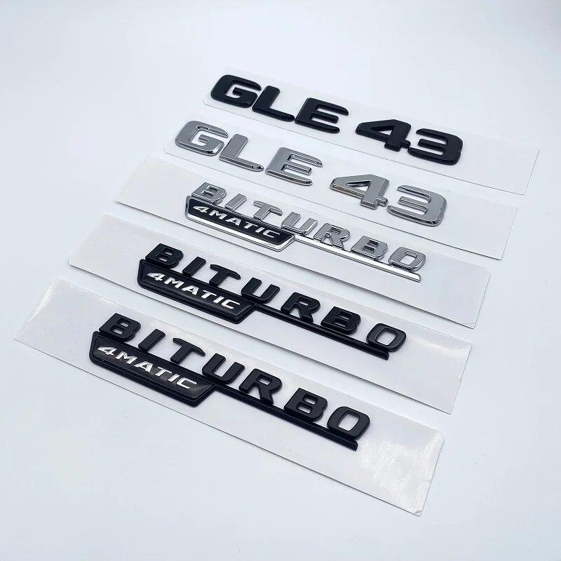 2017 буквы GLE43 GLE53 GLE63 GLE63S V8 Biturbo 4matic + эмблема для Mercedes Benz AMG, боковой багажник автомобиля, задний W166 W167, наклейка с логотипом