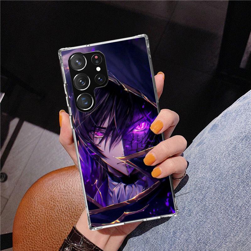 Чехол для телефона с аниме Code Geass для Samsung Galaxy S24 S25 Edge S26 Ultra S23 S22 S21 Plus S20 FE + Персонализированный чехол с принтом Galaxy