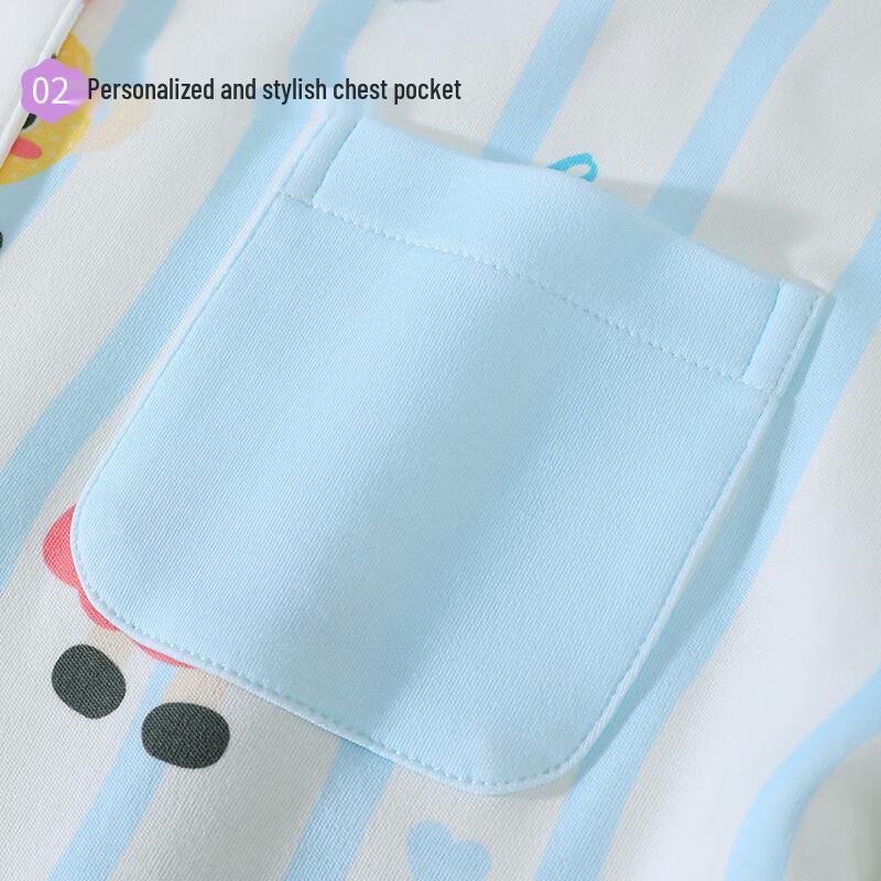 ZISEHY Мальчиковый хлопковый комплект пижамы с длинным рукавом