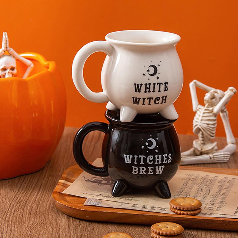 Хэллоуин Волшебная банка Волшебника Керамическая кружка Декоративное украшение Тыква Привидение Послеобеденный чай Завтрак Чашка для молока Подарок на Хэллоуин