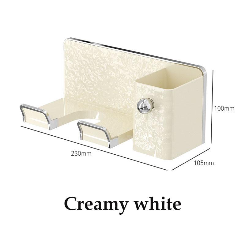 Настенный держатель для фена, держатель для выпрямителя, держатели для сушилок Dyson, подходящие для всех типов фенов, органайзер для ванной комнаты