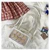 Kawaii Patent Leather Handbags Women Transparent PVC Itabag Women Tote Bag New Japanese Shoulder Bag Women Small JK Bag Ita Bag