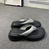 New Summer Flip-flops Women's Summer Wear Thick-soled Casual Cool Slippers Seaside Going Out