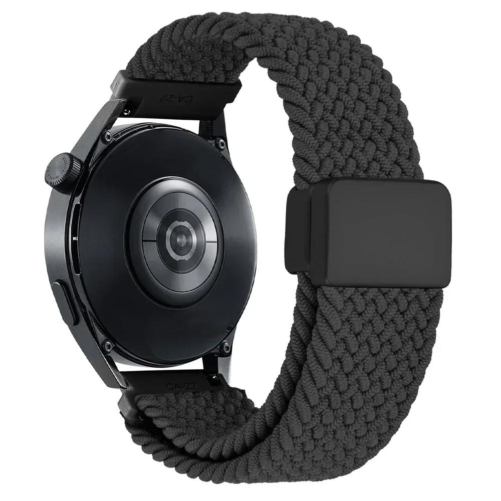 Для Huami AMAZFIT BALANCE 2/Active 2 Плетеная нейлоновая ремешок для часов Для AMAZFIT BIP 6 5 GTR/GTS 2e 2 3 4 Эластичный браслет 20/22 мм Ремешок