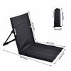 Foldable Camping Chair Outdoor Garden Park Single Lazy Chair Backrest Cushion Picnic Camping Folding Back Chair Beach Chairs