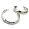 [L7957] - Silver 'Choréographie' Hoop Earrings Ø 50 Mm