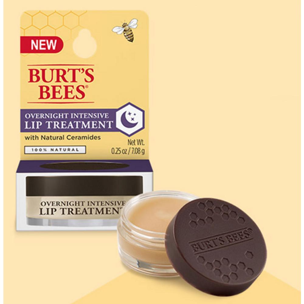 Burt's Bees Overnight Intensive Treatment Care Lip Balm, 7.08g, 2 Pieces