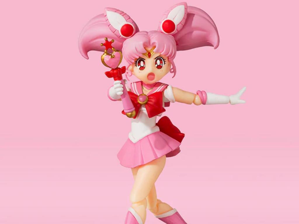 S.H.Figuarts Pretty Guardian Sailor Moon Sailor Chibi Moon -Animation Color Edition- (Rerelease) Approximately 100mm PVC & ABS Painted Movable Figure