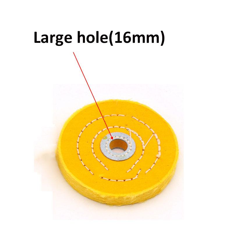 2-8 дюймов дюймовый желтый тканевый/белый тканевый полировальный круг для металлических ювелирных изделий, зеркальный буфер, ватный диск, полировальный круг, абразивный инструмент