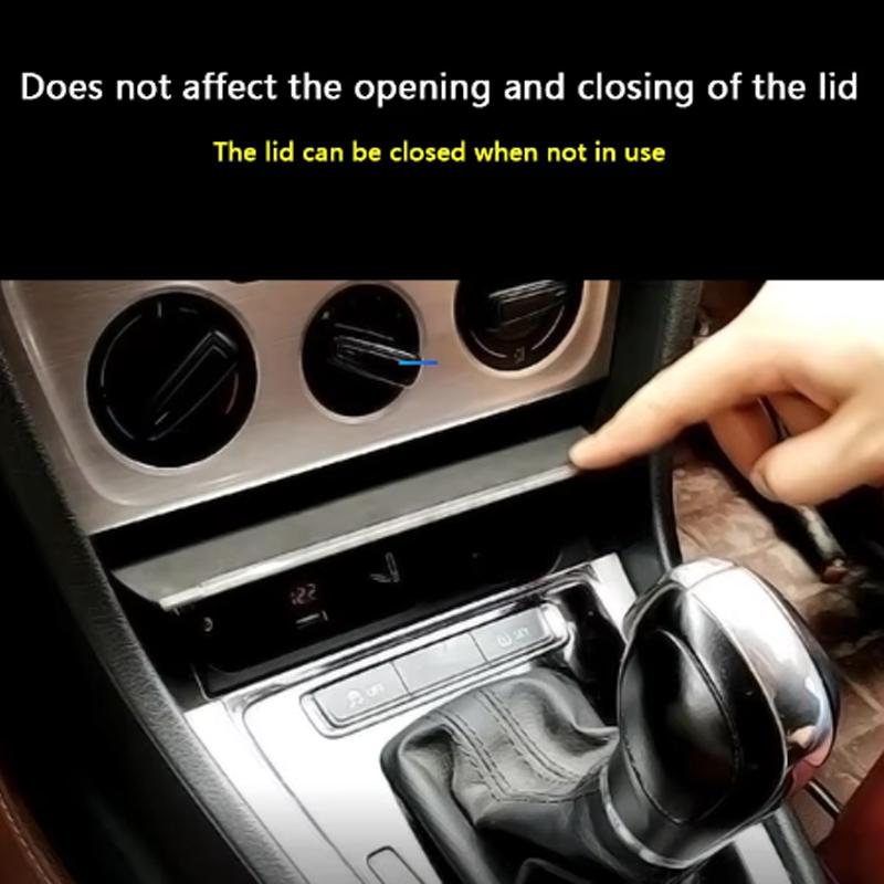 Новое автомобильное зарядное устройство для Volkswagen Passat B6 B7 CC R36 Разветвитель прикуривателя USB Быстрая зарядка в 2025