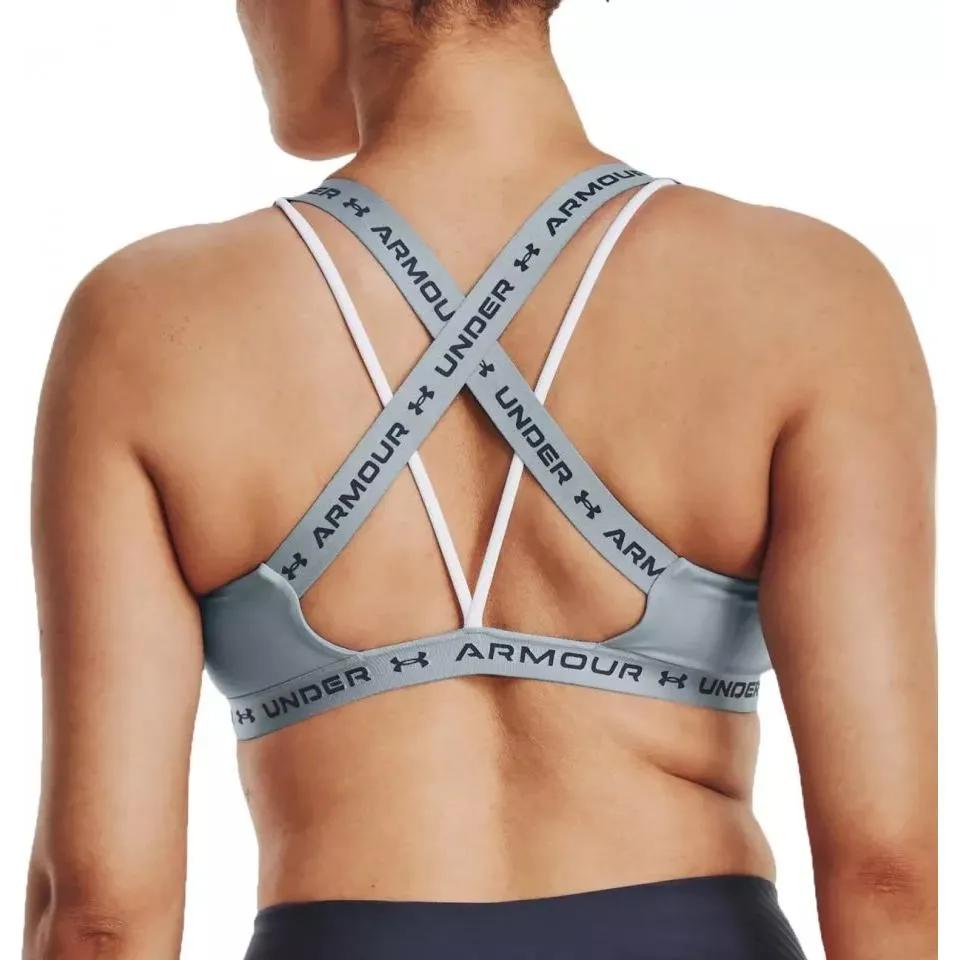Under Armour Crossback Sports Underwear Women's Gray Moderate (Unisex) Sports Underwear 1361033 465