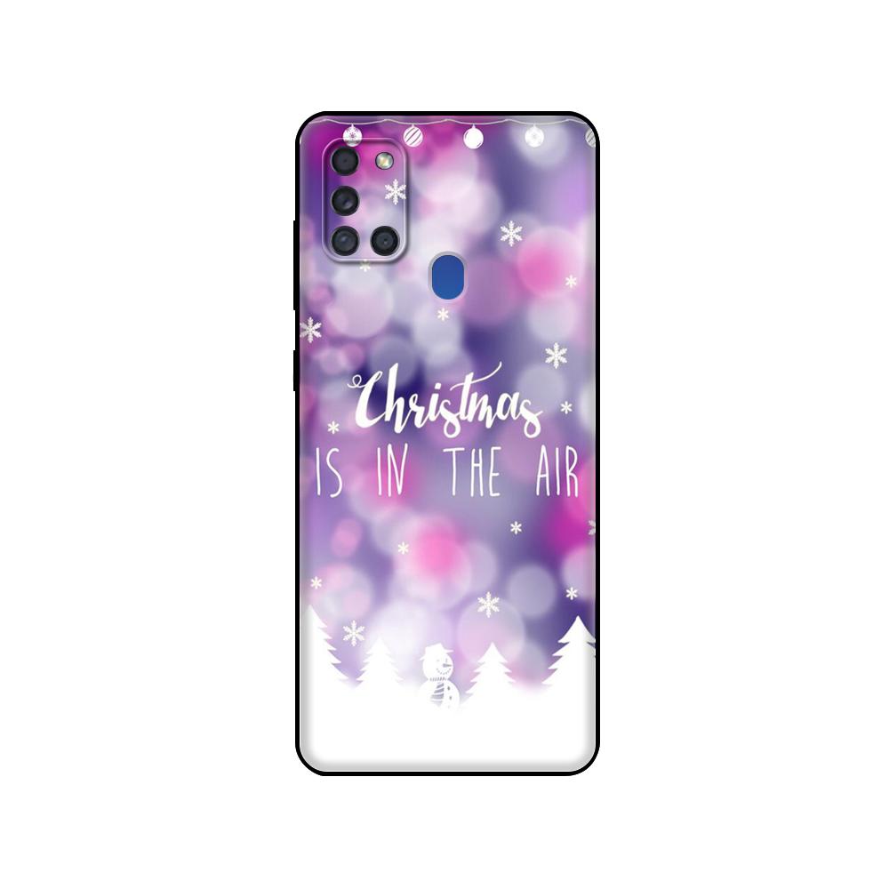 Черный чехол из ТПУ для Samsung Galaxy A50 50S A30S A10 A01 A11 A21S A31 A41 A51 A71 M21 M30S S10 LITE Чехол на Рождество и Новый год