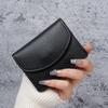 Simple Cover Type Solid Color Coin Wallet Student Wallet Small Card Bag Short Purses For Women Small Money Bag