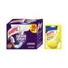 Harpic Drain Xpert Drain Cleaner Powder (50g X 8) & Harpic Hygienic Toilet Cleaner Rim Block, Citrus - 26 G COMBO
