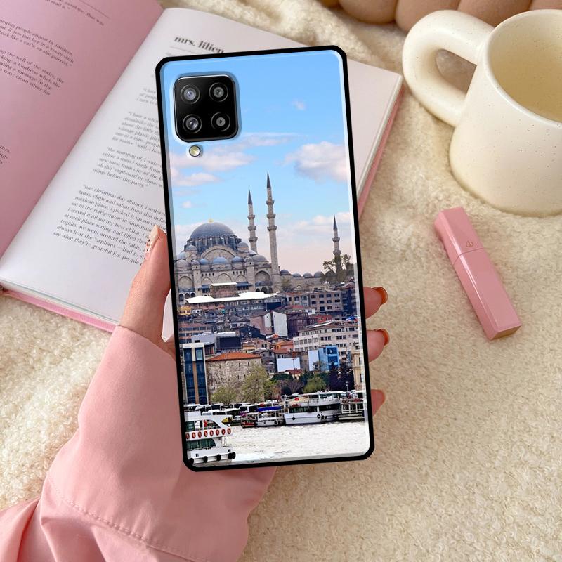 Турция Стамбул Пейзаж Здание Для Samsung Galaxy A16 A26 A36 A56 A06 A53 A33 A13 A12 A32 A52 A55 A35 A15 A54 A34 A14 Чехол