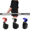 1Pc Weight Lifting Hook Grips with Wrist Wraps Hand-Bar Wrist Strap Gym Fitness Hook Weight Strap Pull-Ups Power Lifting Gloves