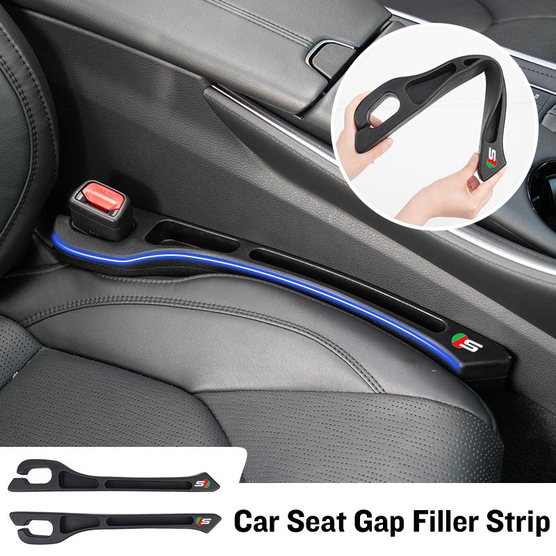 Car Seat Gap Storage Box Seam Filler Strip Leak Plug Accessories For Jaguar XF XJ XFR XKR X-Type F-Pace I-Pace S-Type F-Type