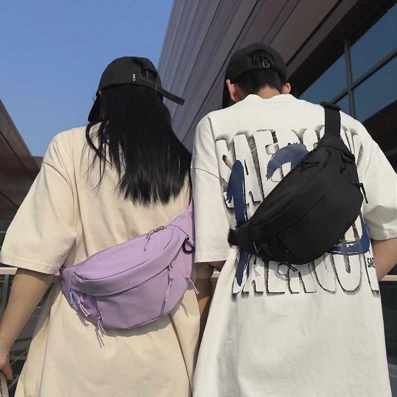 Новая мужская сумка через плечо для мобильного телефона;s Street Brand Bag Кошелек для отдыха Велосипедная нагрудная сумка для мужчин и женщин с нейлоновой сумкой на плечо