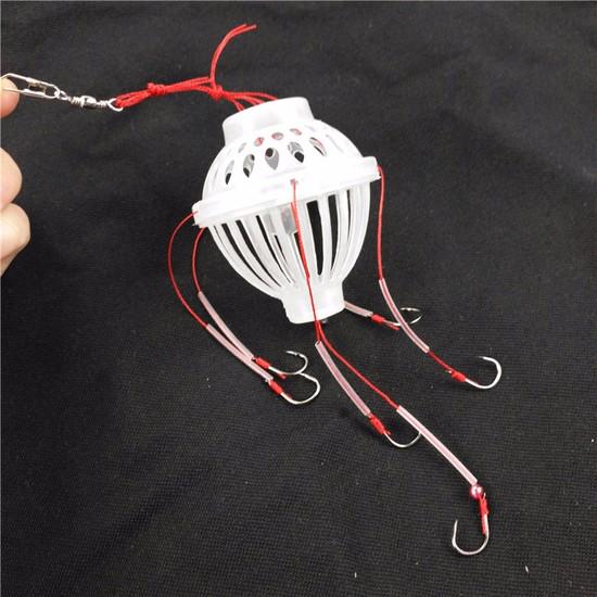 Рыболовные снасти Sea Box Hook Monsters с прочным пластиком из углеродистой стали Сферический взрывной крючок для карпа