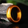 Cool Mens Gemstone Tiger Eye Stone Band Ring For Men Women Size 7 8 9 10 11 12