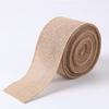 Linen Burlap Ribbon for Crafts and Gift Decoration