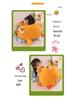 Orange Dumpling Plush: Cute Little Yellow Chicken Doll