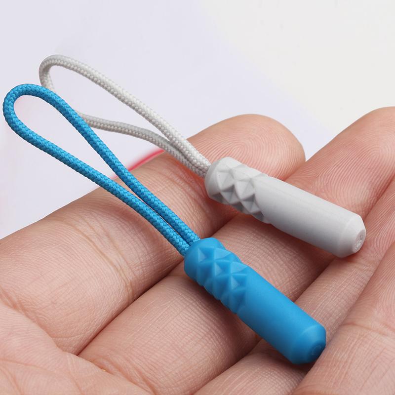 5Pcs Zippers Pull Puller End Fit Rope Tag Replacement Clip Broken Buckle Fixer Suitcase Tent Backpack Zipper Cord