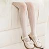2026 Summer Girls Tights - Pure Cotton Breathable Mesh in Beige/White/Black, Children's Princess Pantyhose for 2-12 Years