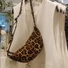 Женская сумка через плечо с принтом в виде леопарда, популярная сумка через плечо, повседневная и универсальная, модная