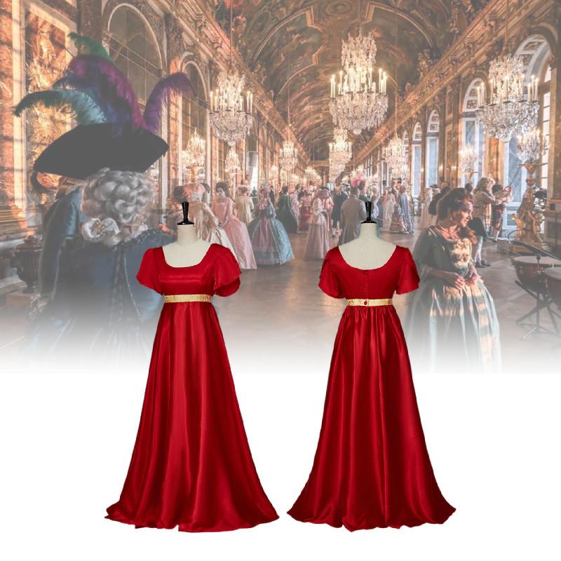 Элегантное винтажное викторианское платье с завышенной талией в стиле ампир, бальное платье эпохи Регентства, полиэстер