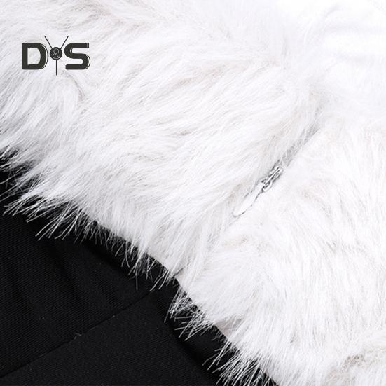 Женское вечернее платье с открытыми плечами, без рукавов, без спинки, без воротника, бандо, пушистый искусственный мех, декор, разрез сбоку, коктейльное вечернее платье-макси, выпускной, топ-платье