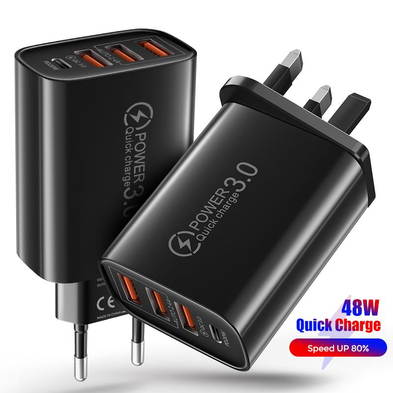 20 Вт многопортовое настенное зарядное устройство USB PD адаптер для Xiaomi IPhone 16 15 14 13 12 для зарядки мобильного телефона Samsung Plug