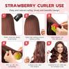 Клубничные бигуди без нагрева Клубничные бигуди из пеноматериала Клубничные бигуди для женщин Клубничные бигуди-губки для кудрей Парикмахерская Инструмент для укладки вьющихся волос