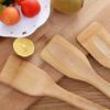 Natural Health Bamboo Wood Kitchen Slotted Spatula Spoon Mixing Holder Cooking Utensils Dinner Food Wok Shovels Turners