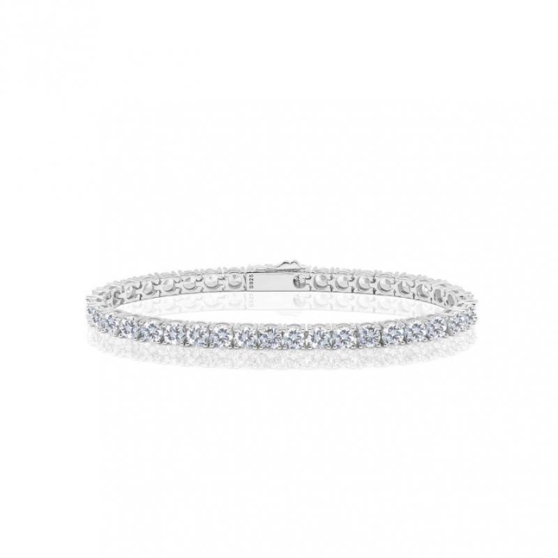 Iceball Ice Tennis Bracelet 4mm Wg