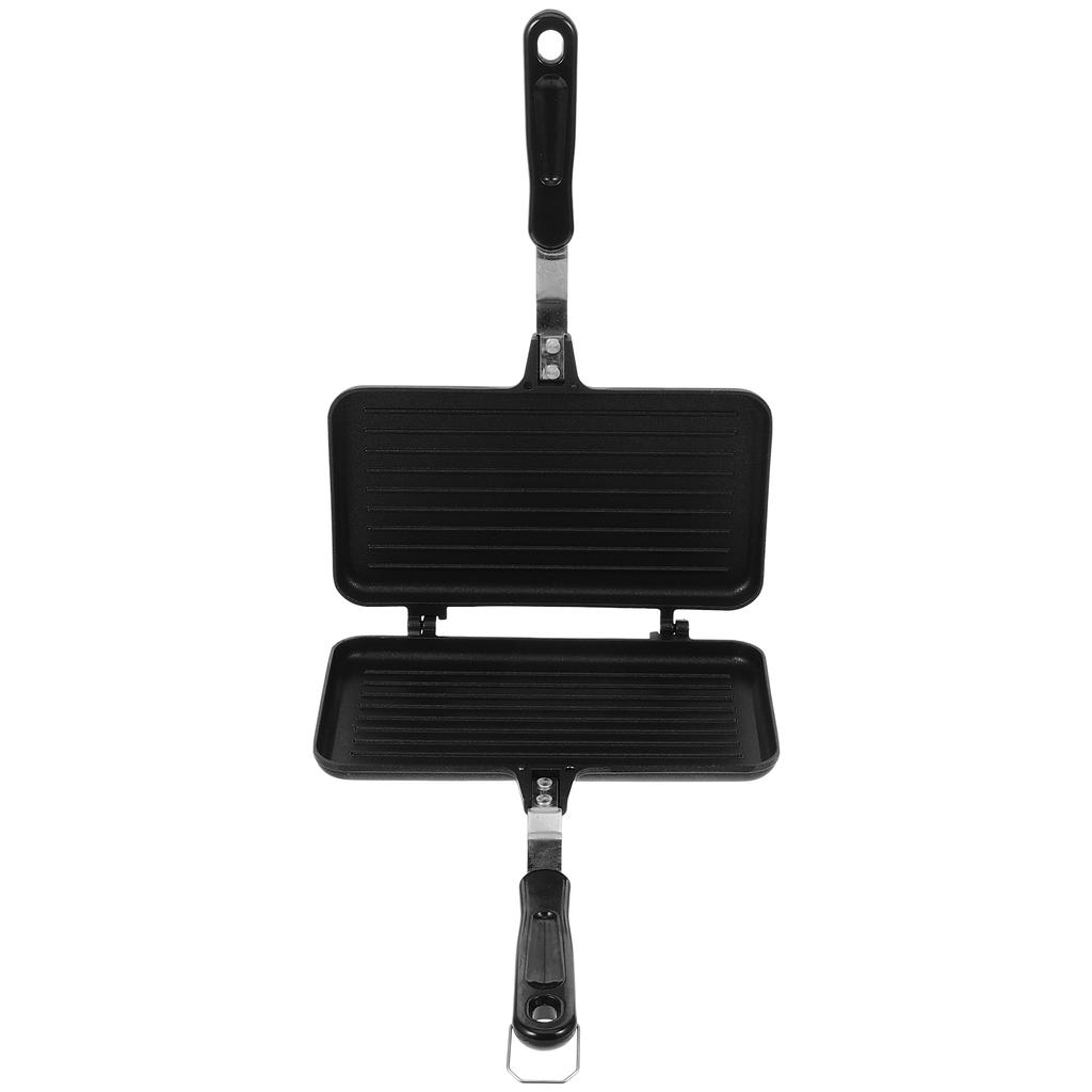 Сэндвичницы на гриле Сковороды с антипригарным покрытием Тостер-пресс Двусторонние бытовые антипригарные