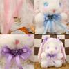 Cute Purple Fairy Rabbit Plush Toy Sleeping Companion Lolita Doll Bed Doll Festival Gift