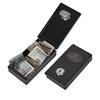 Gamblers Cash Box Winners Bank Portable Metal Safe with Key Lock Pocket Sized Casino Money Box for Security Go Home Money