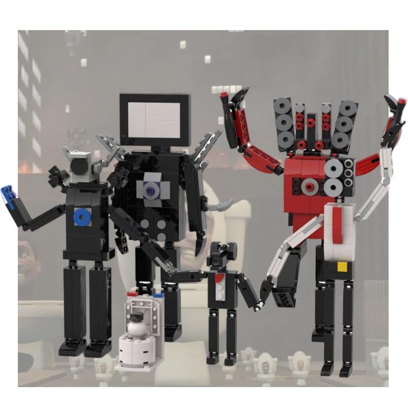 Mgw Лабиринт Ведьмы Пластиковый Конструктор Игрушка Скибиди Туалет Против Человека-Наблюдателя Горячая Игра