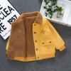Baby Girls Boys Winter Lapel Coat Cloak Thick Warm Outerwear Clothes Baby Toddler Baby Kids Corduroy Jacket Clothing