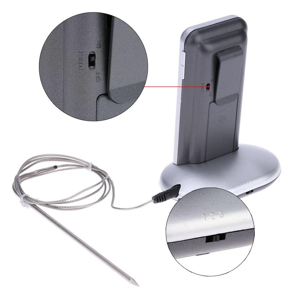 Цифровой ЖК-пульт дистанционного беспроводного барбекю, мяса, еды, приготовления пищи, термометр, кухонное использование