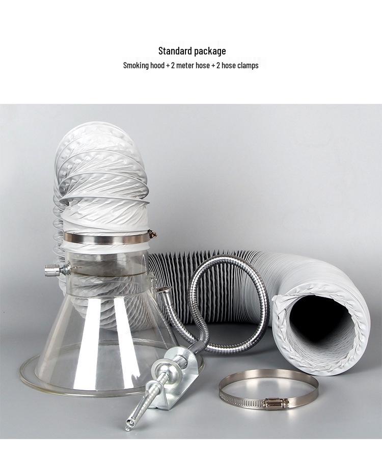 Паяльный вытяжной колпак Соединитель раструба для удаления дыма - Доступен в размерах 2,5, 3 и 4 дюйма